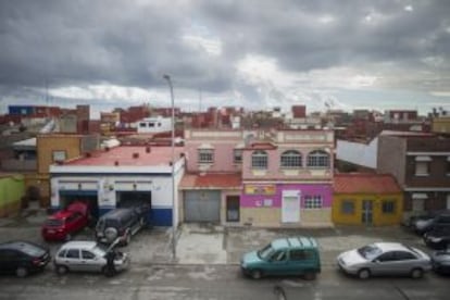 A view over La Atunara neighborhood, where much of La Línea’s tobacco smuggling is centered.