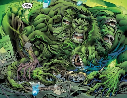 Imagen de 'El inmortal Hulk', de Joe Bennett.