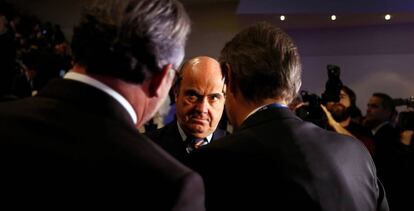 El ministro Luis de Guindos, el martes en Alicante en el XVI congreso de la Confederación Española de Directivos y Ejecutivos.