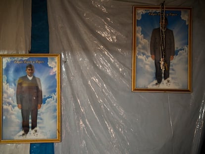 Retrato de Édgar López, uno de los dos de los migrantes asesinados en Camargo (Tamaulipas) en enero de 2021.