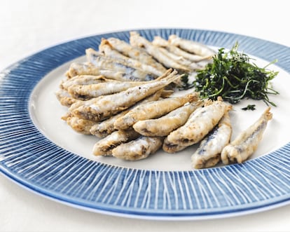 Boquerones fritos del restaurante El Refectorium (Málaga), en una imagen cedida por el establecimiento.