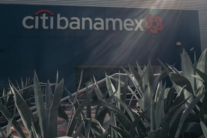 Una sucursal de Citibanamex en Ciudad de México, en enero de 2022.