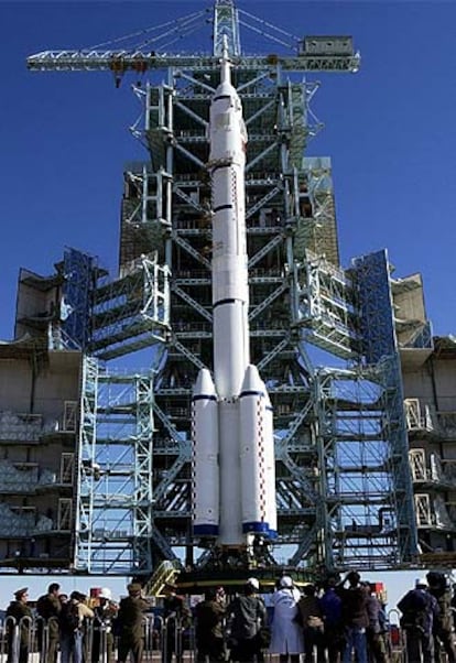 El satélite Cryosat, fotografiado antes de su lanzamiento.