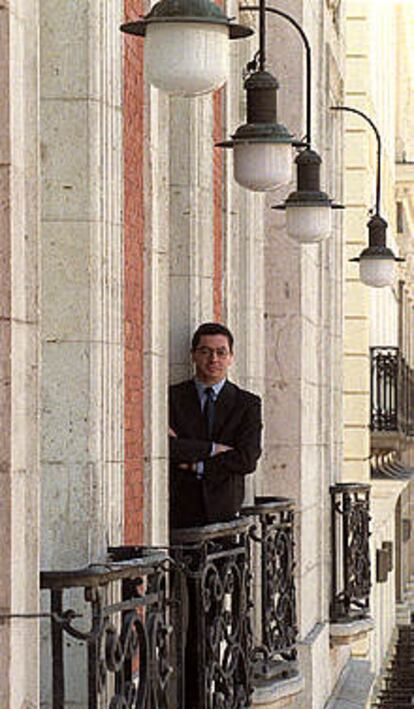 Ruiz-Gallardón, en la sede de la Presidencia de Madrid.