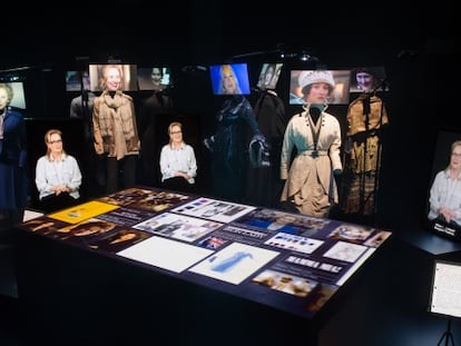 La presència virtual de Meryl Streep explica alguns dels seus vestits exposats.