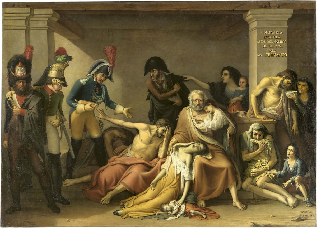 ‘El año del hambre en Madrid’: recorra el cuadro que encumbró a Aparicio por encima de Goya para después ser desterrado al olvido