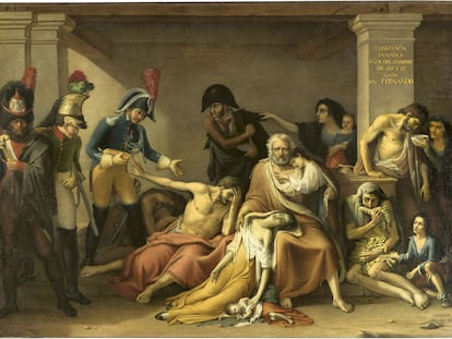 ‘El año del hambre en Madrid’: recorra el cuadro que encumbró a Aparicio por encima de Goya para después ser desterrado al olvido