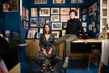 Manuela Medina y Pablo Méndez, galeristas de La Causa.