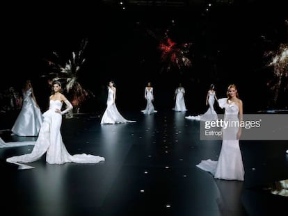 Desfile de Pronovias en Barcelona el pasado mes de abril