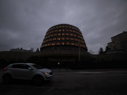 Fachada de la sede del Tribunal Constitucional, la semana pasada en Madrid.