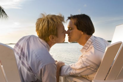 Ewan McGregor (izquierda) y Jim Carrey, en un fotograma de la película <i>¡Te quiero! Phillip Morris. </i>