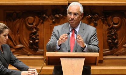 El primer ministro portugués, António Costa, este miércoles en Lisboa.