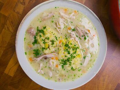 Chicken and dumplings: la sopa de pollo de la Gran Depresión