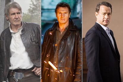 Harrison Ford, Liam Neeson y Tom Hanks han desestimado la jubilación para seguir luchando contra los malos.