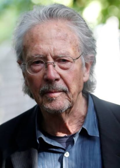Peter Handke, en su casa, el 10 de octubre.