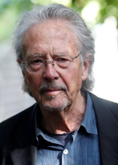 Peter Handke, en su casa, el 10 de octubre. 