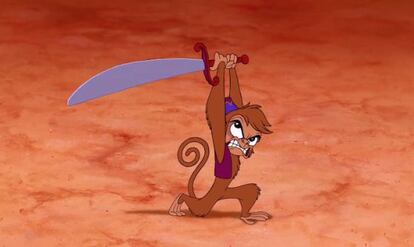 Abu, el mejor amigo de Aladdin y uno de los mejores secundarios de la historia de Disney