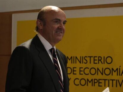 El ministro de Economía, Luis de Guindos.