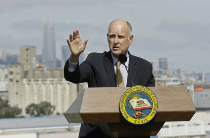  El gobernador de California, Jerry Brown, el mes pasado en San Francisco.