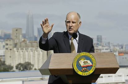 El gobernador de California, Jerry Brown, el mes pasado en San Francisco.