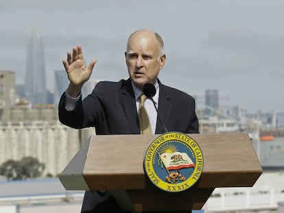  El gobernador de California, Jerry Brown, el mes pasado en San Francisco.