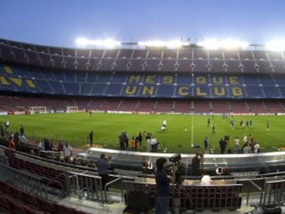 El Camp Nou. Fotografía d'arxiu, del 20 d'octubre de 2014