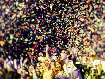 Un momento del concierto de The Flaming Lips.