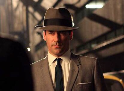 El actor Jon Hamm es Don Draper.