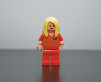 Figurita de Lego inspirada en Piper Kerman de Orange is the new black, 24,20 euros en Etsy.
