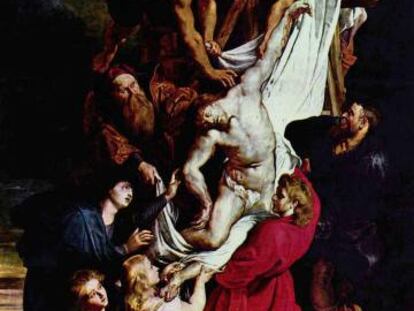 'Descendimiento de la cruz', de Rubens, una de las obras censuradas por Facebook. 