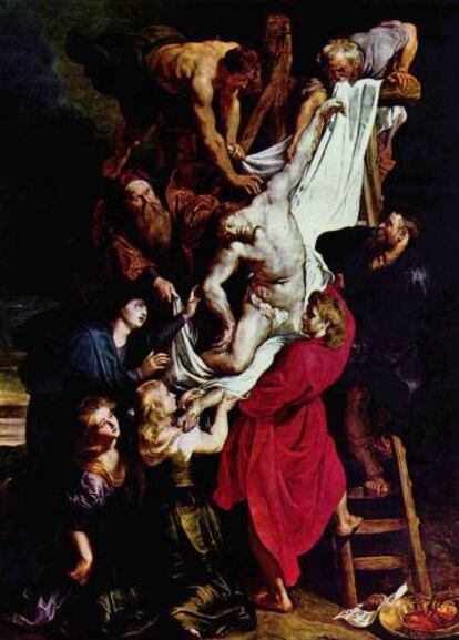 'Descendimiento de la cruz', de Rubens, una de las obras censuradas por Facebook.
