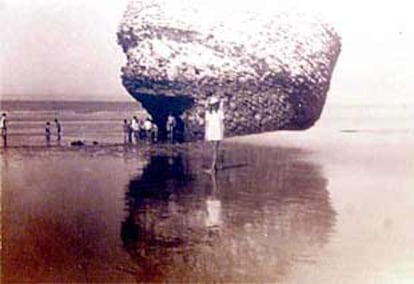 Playa de Matalascañas, en 1963.