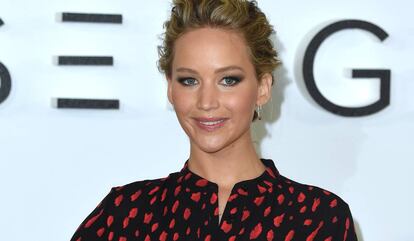 Jennifer Lawrence, en el estreno de 'Passengers' en Londres.