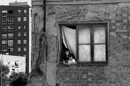 El barrio madrileño de Orcasitas, en 1993.