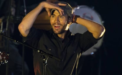 Enrique Iglesias, en una actuación en España.