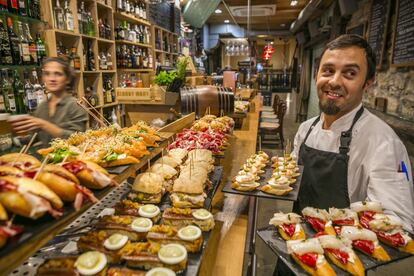 Sirimiri (Nagusia, 18) es un bar de exquisita modernidad, tan generosa en fusión como en cócteles.