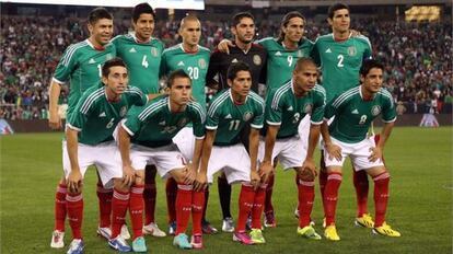 La selecci&oacute;n de M&eacute;xico.