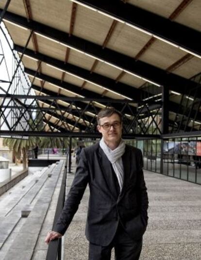 Moritz Küng en las instalaciones del antiguo canódromo Meridiana.