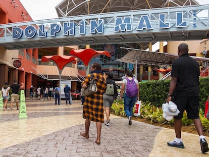 La fachada del Dolphin Mall, en Miami, en una imagen de archivo.