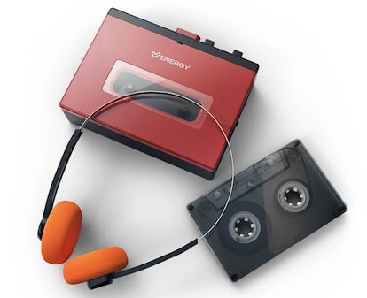 Portable Cassette Player de Energy Sistem con auriculares