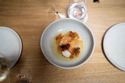 Plato de degustación, en el restaurante El Chato.