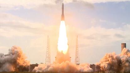 Momento del despegue del Ariane 6.