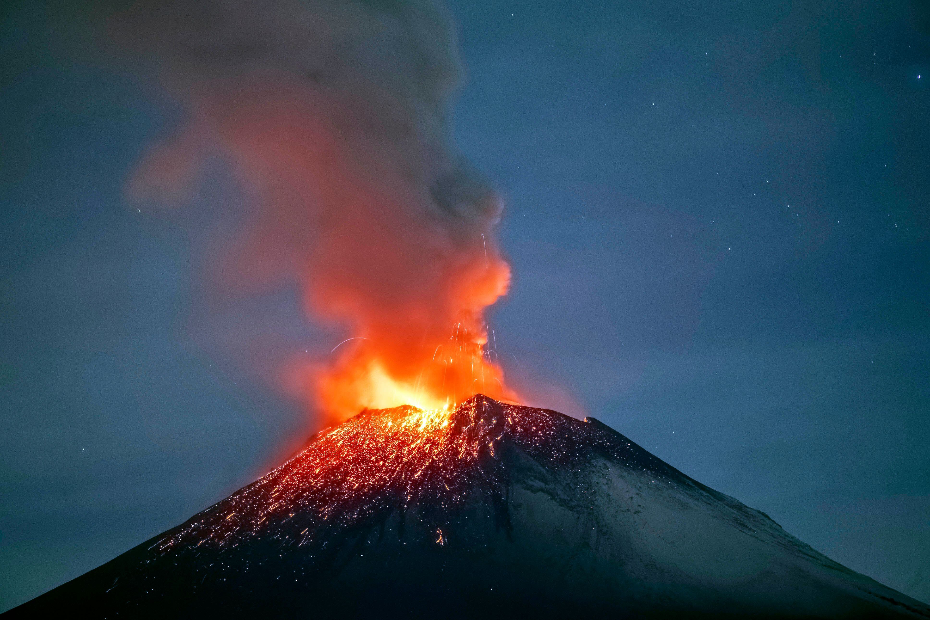 El volcán Popocatépetl, el pasado 22 de mayo.