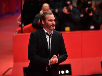 Joaquin Phoenix, el martes por la noche en el pase de gala de &#039;Don&#039;t Worry, He Won&#039;t Get Far on Foot&#039;.