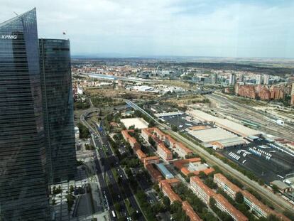 Vista general de la zona de Chamart&iacute;n en Madrid. 