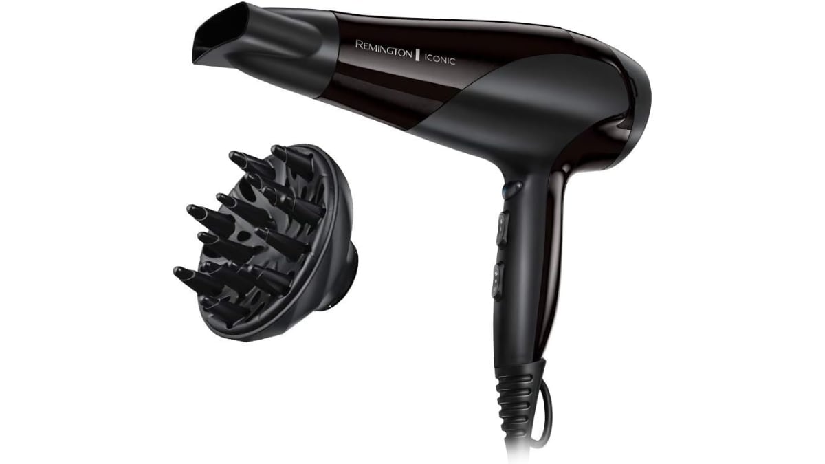 Secador de pelo Remington.