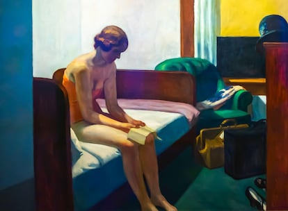'Hotel Room' by Edward Hopper, painted in 1931.
