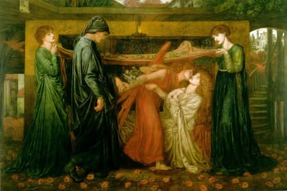 Dante Gabriel Rossetti, 'The Dante´s Dream', 1871