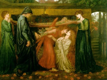 Dante Gabriel Rossetti, &#39;The Dante´s Dream&#39;, 1871