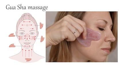 Masaje Gua Sha.